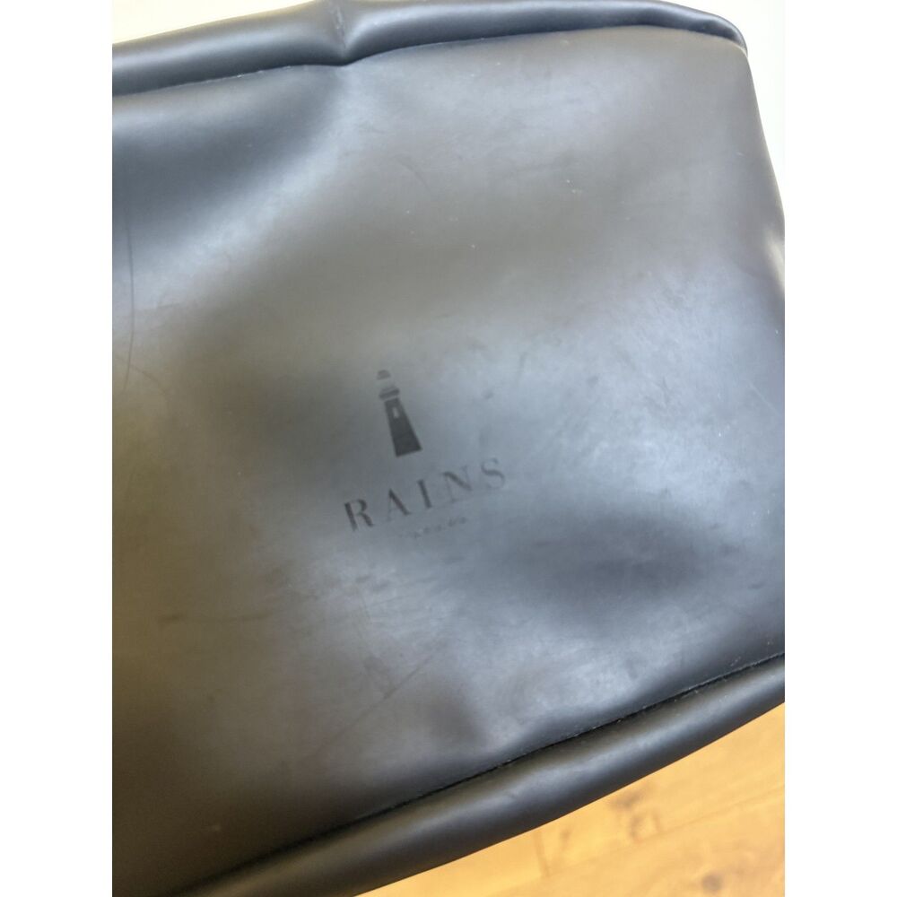 RAINS Box Bag drip drip drip black waterproof bag shoulder cross body purse - Picture 6 of 9
